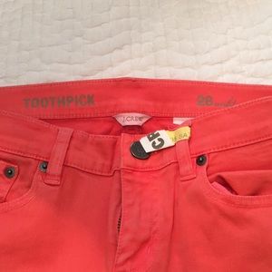 J.Crew Toothpick 28 ankle jean